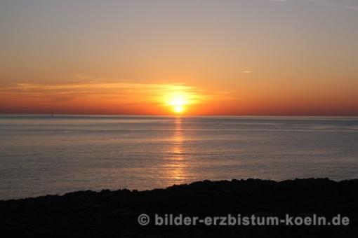 stern auf hoher see
